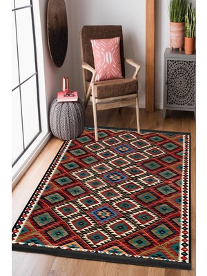 Homier Collection Homier Westa Kalitesi Yıkanabilir Kaymaz Taban Kilim Ve Yolluk H-Ot-4240