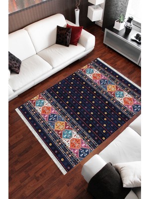 Homier Collection Homier Westa Kalitesi Yıkanabilir Kaymaz Taban Kilim ve Yolluk H-OT-4151B