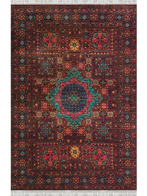 Homier Collection Homier Westa Kalitesi Yıkanabilir Kaymaz Taban Kilim ve Yolluk H-OT-4148A