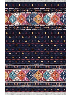 Homier Collection Homier Westa Kalitesi Yıkanabilir Kaymaz Taban Kilim ve Yolluk H-OT-4151B