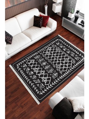 Homier Collection Homier Westa Kalitesi Yıkanabilir Kaymaz Taban Kilim ve Yolluk H-OT-4123A