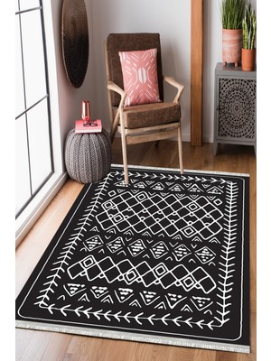 Homier Collection Homier Westa Kalitesi Yıkanabilir Kaymaz Taban Kilim ve Yolluk H-OT-4123A