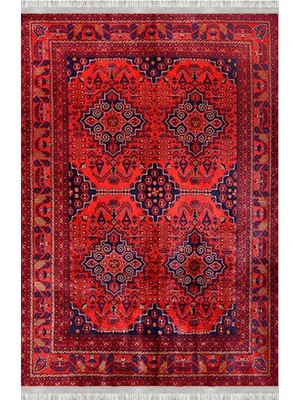 Homier Collection Kısa Saçaklı Westa Serisi Yıkanabilir Kaymaz Taban Antibakteriyel Kilim OT-4067A