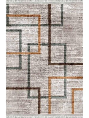 Homier Collection Homier Westa Yıkanabilir Kaymaz Taban Kilim ve Yolluk H-MD-0047A