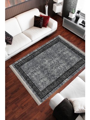 Homier Collection Homier Westa Kalitesi Yıkanabilir Kaymaz Taban Kilim ve Yolluk H-DK-5060D