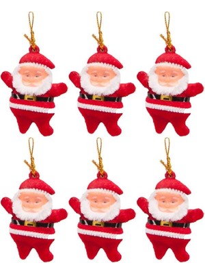 Mediterian Renkli Noel süsleri, 6'lı set, yılbaşı ağacı için güzel ve eğlenceli dekorasyon seçeneği