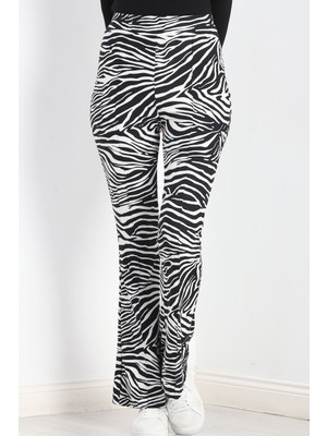 Colezium Desenli Ispanyol Pantolon Zebra