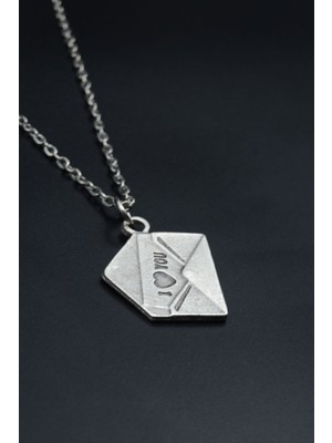 Had Safha Accessories I Love You Mektup Düz Zincir Kolye