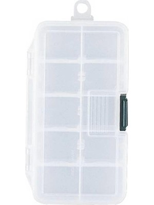 Meiho Fly Case S F-S Klips Malzeme Kutusu Şeffaf Plastik 10 Bölmeli Pratik Tasarım