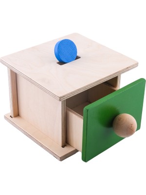 Balatoyz Montessori Toddler Çekmeceli Daire Karar Kutusu