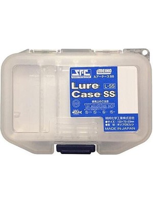 Meiho Lure Case SS Klips Malzeme Kutusu Şeffaf Plastik 103x73x23 mm 1 Parça