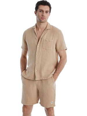 Blackspade Erkek Gömlek 10516 - Bej