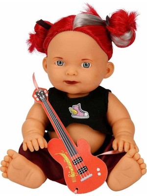 Sunman Punk Nil Bebek 23 cm 23495 Kırmızı Iki Kulak Saçlı