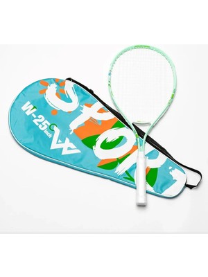 Yüksek Kalite Düşük Sarsılma Pro Tenis Raketi 25 Inch + Taşıma Çantası