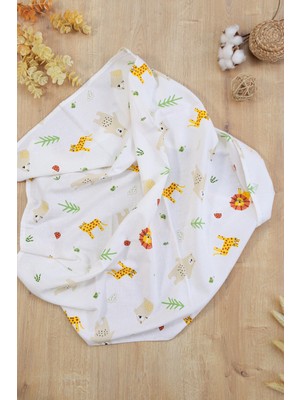 Sitilin Kız Erkek Bebek Unisex Pazen Kundak Battaniye STL6843