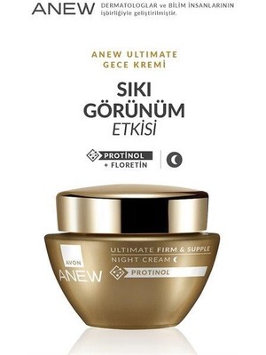 Avon Anew Ultımate 50 ml Gece Kremi Onarıcı Etki, Normal Ciltler İçin Özel Formül