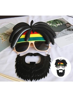 Online Rasta Peruklu Bob Marley Parti Gözlüğü