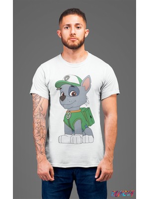 BUMETA Paw Petrol Rocky Karakter Characters Unisex Tişört T-Shirt