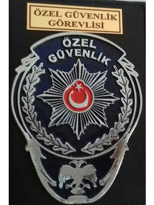 Aldatmaz Özel Güvenlik Cüzdan Rozeti Al-Sadece Özel Güvenlik Görevlisi Satın Alabılır.sıvıle Satılmaz