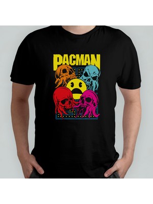 Pixxa Pacman  Pamuklu Bisiklet Yaka T-Shirt Model 1