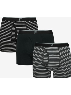 Penti Thin Stripe 3lü Çok Renkli Boxer