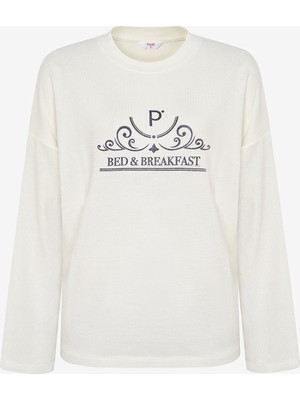 Penti Aria Soft Ekru Sweatshirt