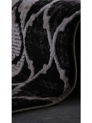 Uzel Woolen Bamboo Dark Akrilik Salon Halısı,oturma Odası Halısı, Modern Halı 1511D