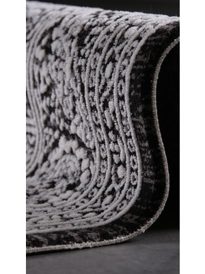 Uzel Woolen Bamboo Dark Akrilik Salon Halısı,oturma Odası Halısı, Modern Halı 1500D