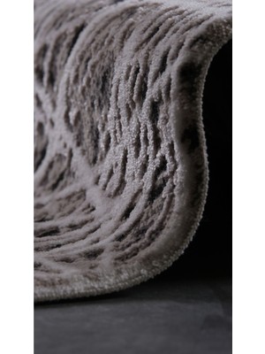 Uzel Woolen Bamboo Dark Akrilik Salon Halısı,oturma Odası Halısı, Modern Halı 1509D