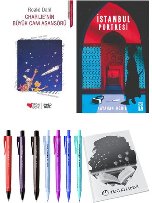 İstanbul Portresi ve Charlie'nin Büyük Cam Asansörü 2'li Set - Kalem