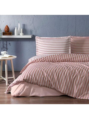 Özdilek Çift Kişilik Ranforce Nevresim Takımı Trioline Tarçın