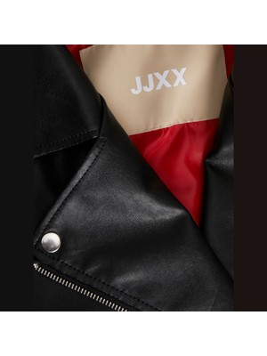Jack & Jones Kadın Fermuarlı Suni Deri Ceket - Frida