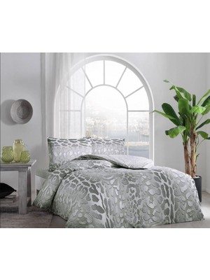 Taç Ranforce Tek Kişilik Nevresim Takımı Edgar Yeşil