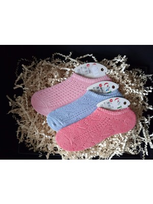 Kendinden Desenli Çocuk Çorabı 3'lü