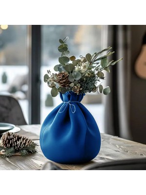 Dekoratif Torba Görünümlü Vazo