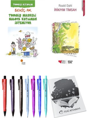 Irikıyım Timsah ve Tombiş Maskeli Baloya Katılmak Istemiyor 2'li Set - Kalem