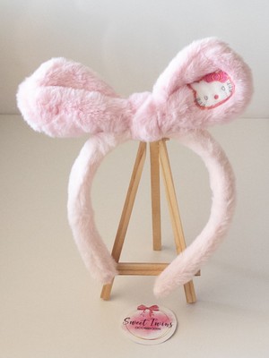 Sweet Twins Accessories Tavşan Kulaklı Kuromi Peluş Çocuk Taç