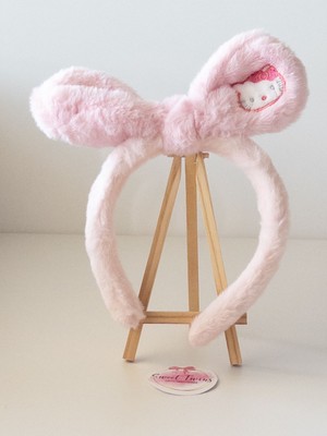 Sweet Twins Accessories Tavşan Kulaklı Kuromi Peluş Çocuk Taç