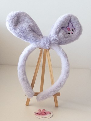 Sweet Twins Accessories Tavşan Kulaklı Kuromi Peluş Çocuk Taç