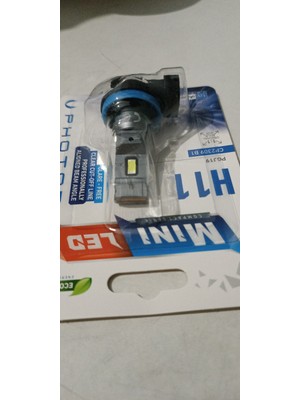 Photon H11 Mini Compact  LED Oto Ampul Photon 2li Set 2ADET