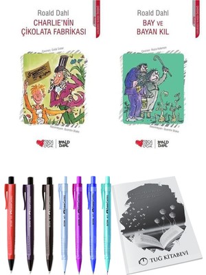 Bay ve Bayan Kıl ve Charlie'nin Çikolata Fabrikası 2'li Set - Kalem