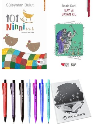 Bay ve Bayan Kıl ve 101 Ninni Süleyman Bulut 2'li Set - Kalem