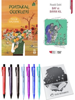 Bay ve Bayan Kıl ve Portakal Çiçekleri 2'li Set - Kalem