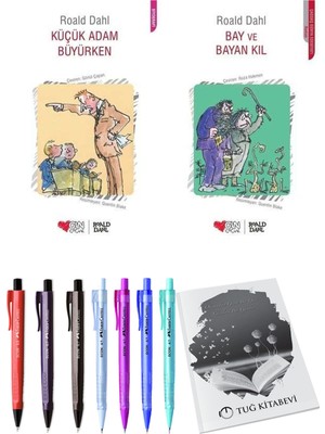 Bay ve Bayan Kıl ve Küçük Adam Büyürken 2'li Set - Kalem