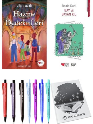 Bay ve Bayan Kıl ve Hazine Dedektifleri 2'li Set - Kalem