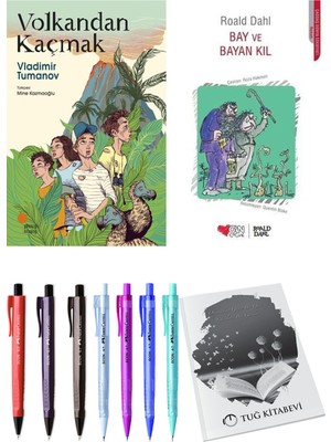 Bay ve Bayan Kıl ve Volkandan Kaçmak 2'li Set - Kalem