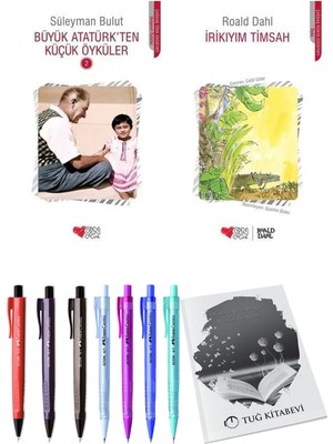 İrikıyım Timsah ve Büyük Atatürk'ten Küçük Öyküler 2 2'li Set - Kalem