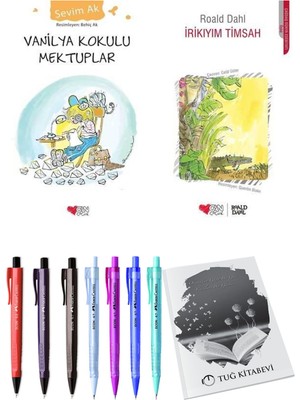 İrikıyım Timsah ve Vanilya Kokulu Mektuplar 2'li Set - Kalem