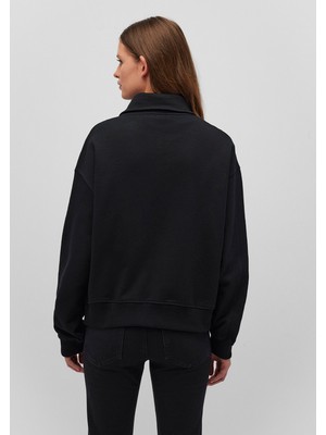 Mavi Yarı Fermuarlı Siyah Basic SWEATSHIRT1S10143-900