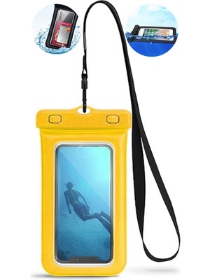 Boldy Balonlu Su Geçirmez Telefon Kılıfı - Balonlu Batmaz Koruyucu Telefon Kılıfı - Waterproof Telefon Kılıfı Balonlu - Sualtı Kılıfı